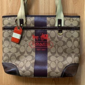 Small coach tote